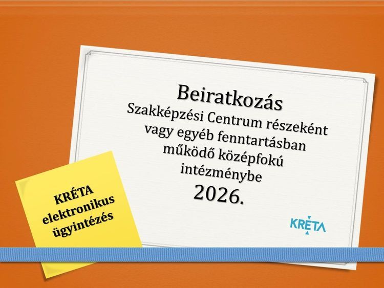 Felhasználói útmutató - Beiratkozás